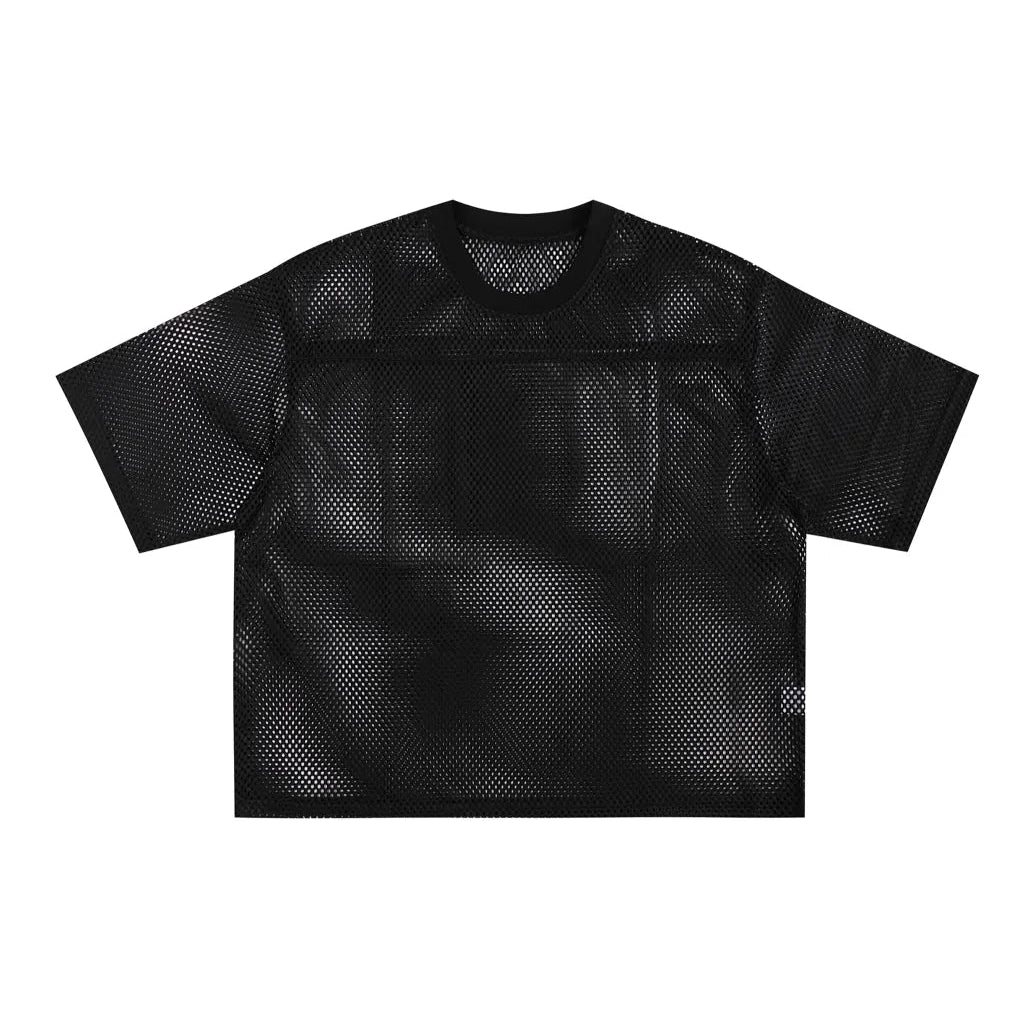 See-through Boxy Net T-shirt