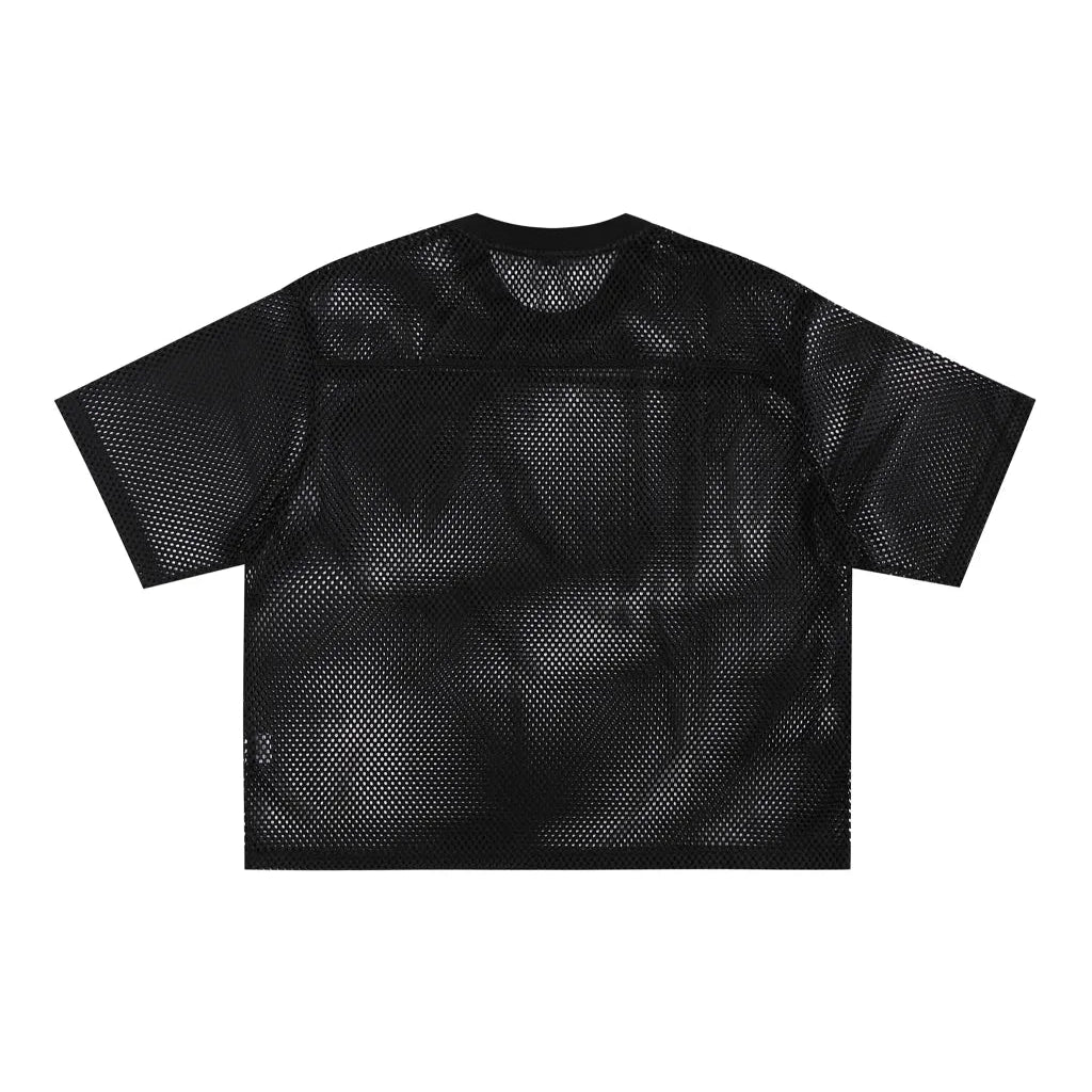 See-through Boxy Net T-shirt