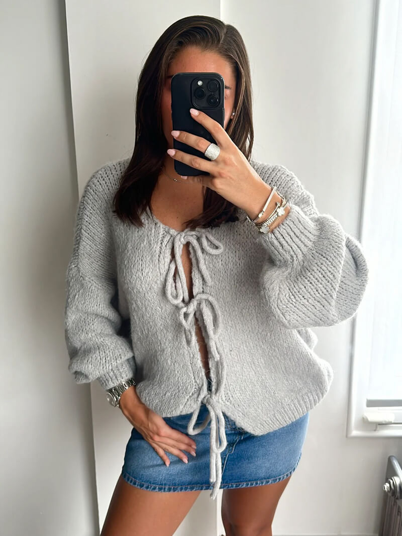 Taela | Cozy Weave Knit Cardigan