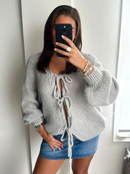 Taela | Cozy Weave Knit Cardigan