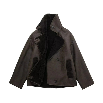 Blythe | Boxy Leather Jacket