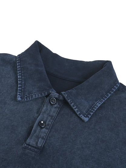 Snow-Washed Polo T-Shirt