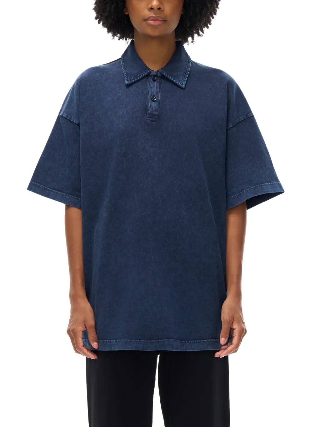 Snow-Washed Polo T-Shirt