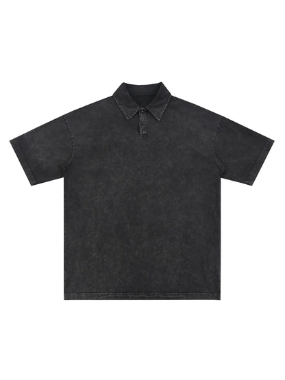 Snow-Washed Polo T-Shirt