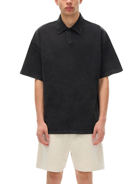 Snow-Washed Polo T-Shirt