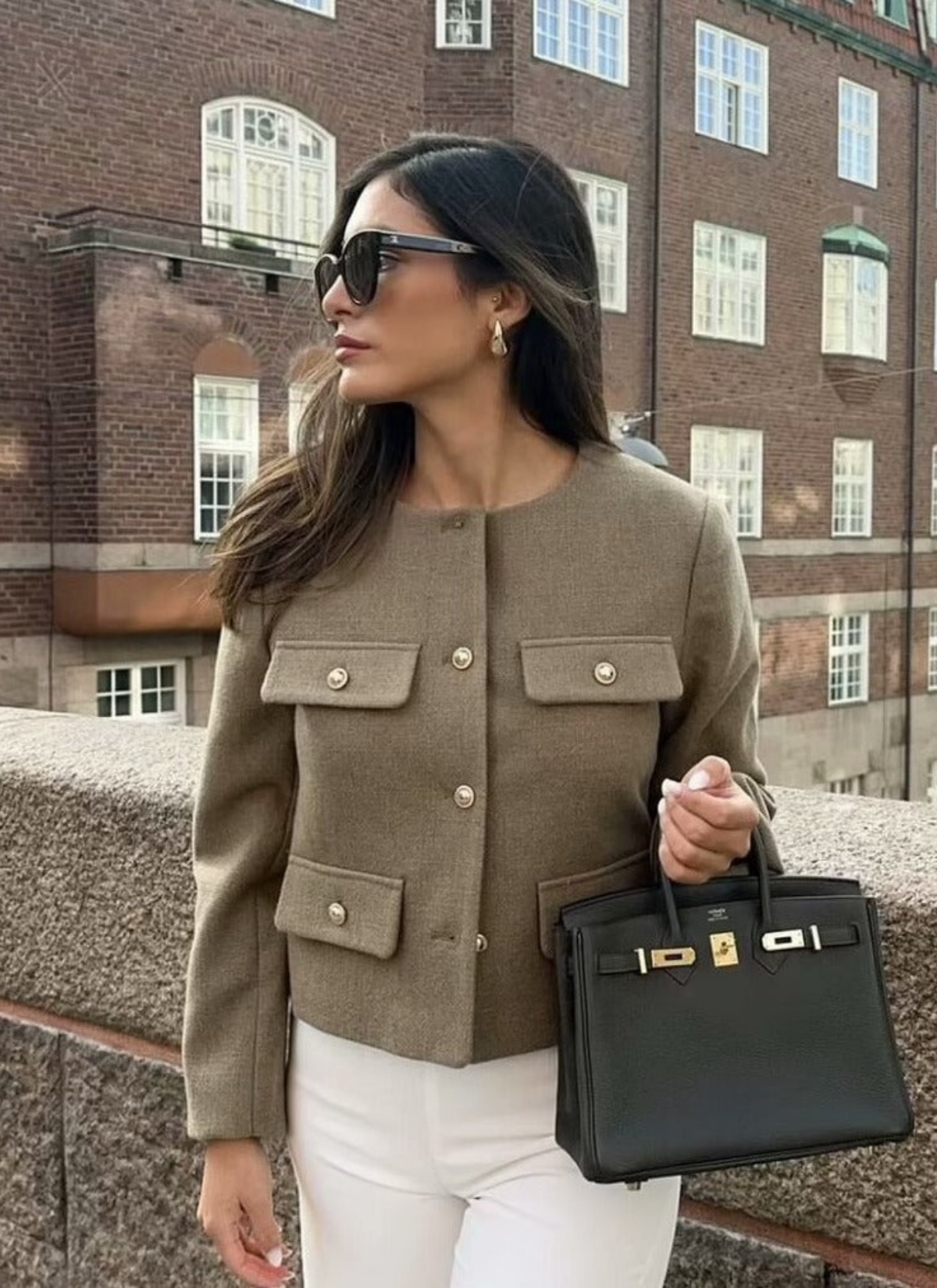 Nina | Luxe Vintage Cropped Jacket
