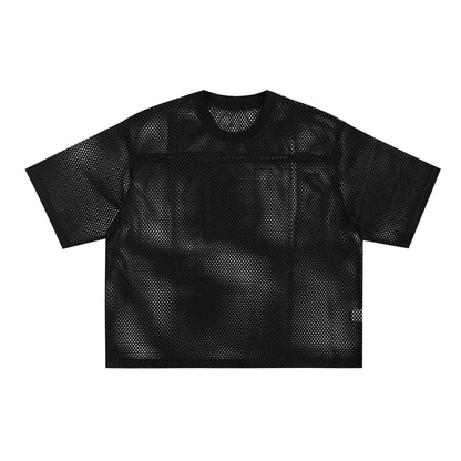 See-through Boxy Net T-shirt