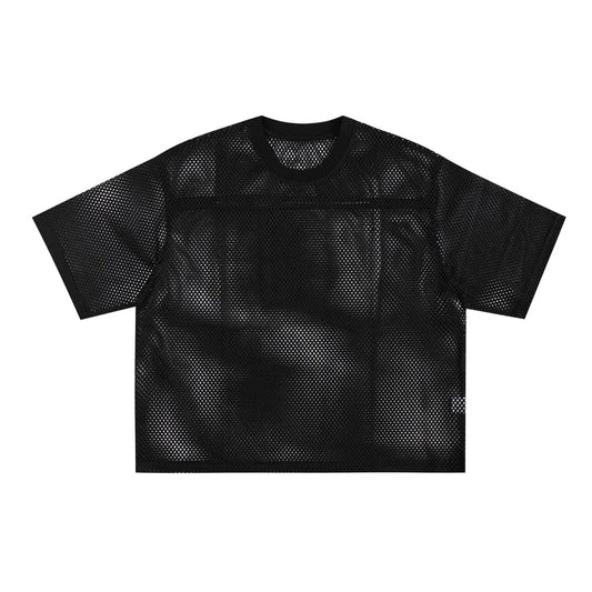 See-through Boxy Net T-shirt